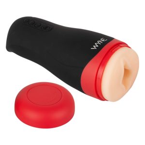 WYNE 01 - punjivi, vibrirajući usisni, grijaći masturbator