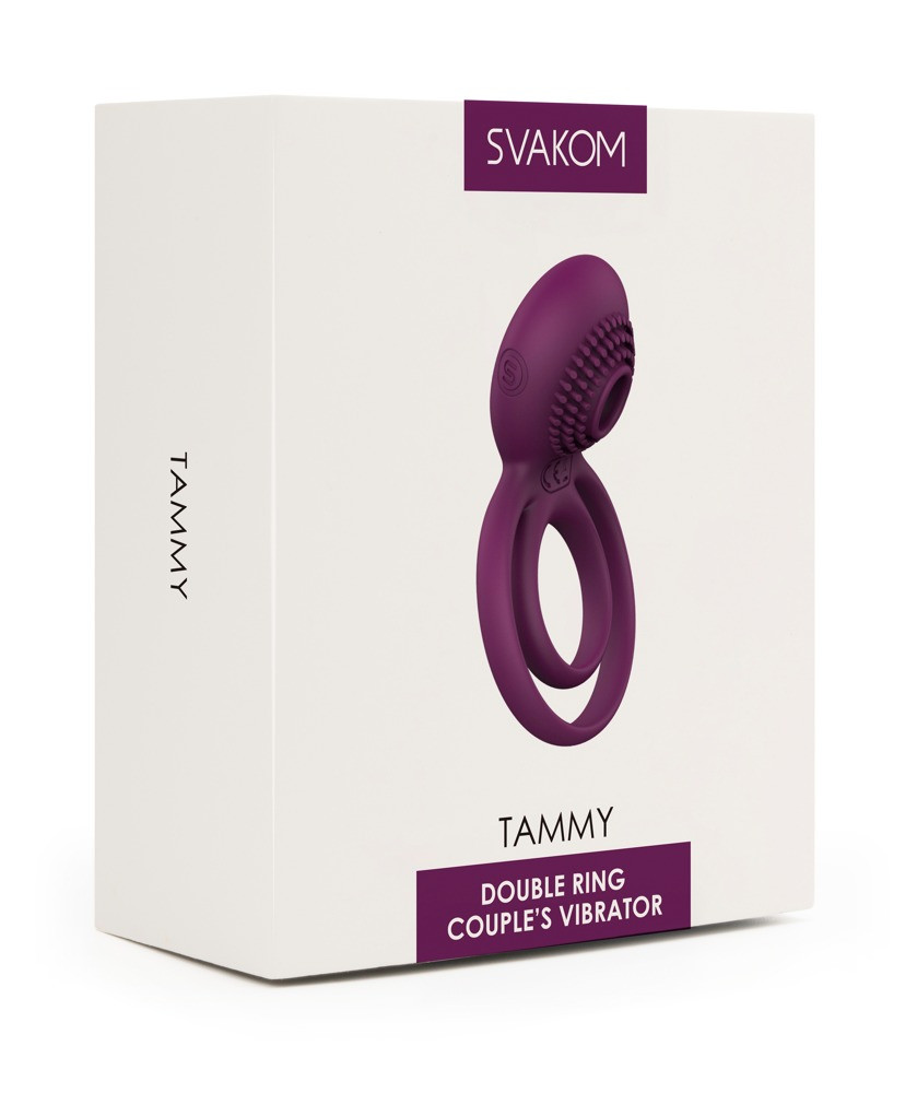 Svakom Tammy - vibrirajući prsten za testise i penis na baterije