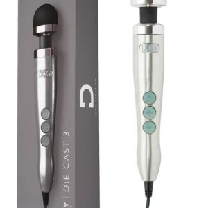 Doxy Die Cast 3 Wand - mrežni masažni vibrator srebrni