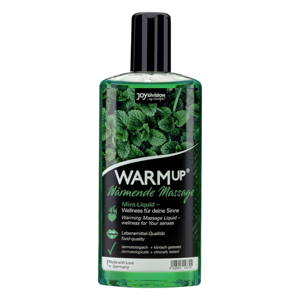 JoyDivision WARMup - zagrijavajuće ulje za masažu - menta (150ml)