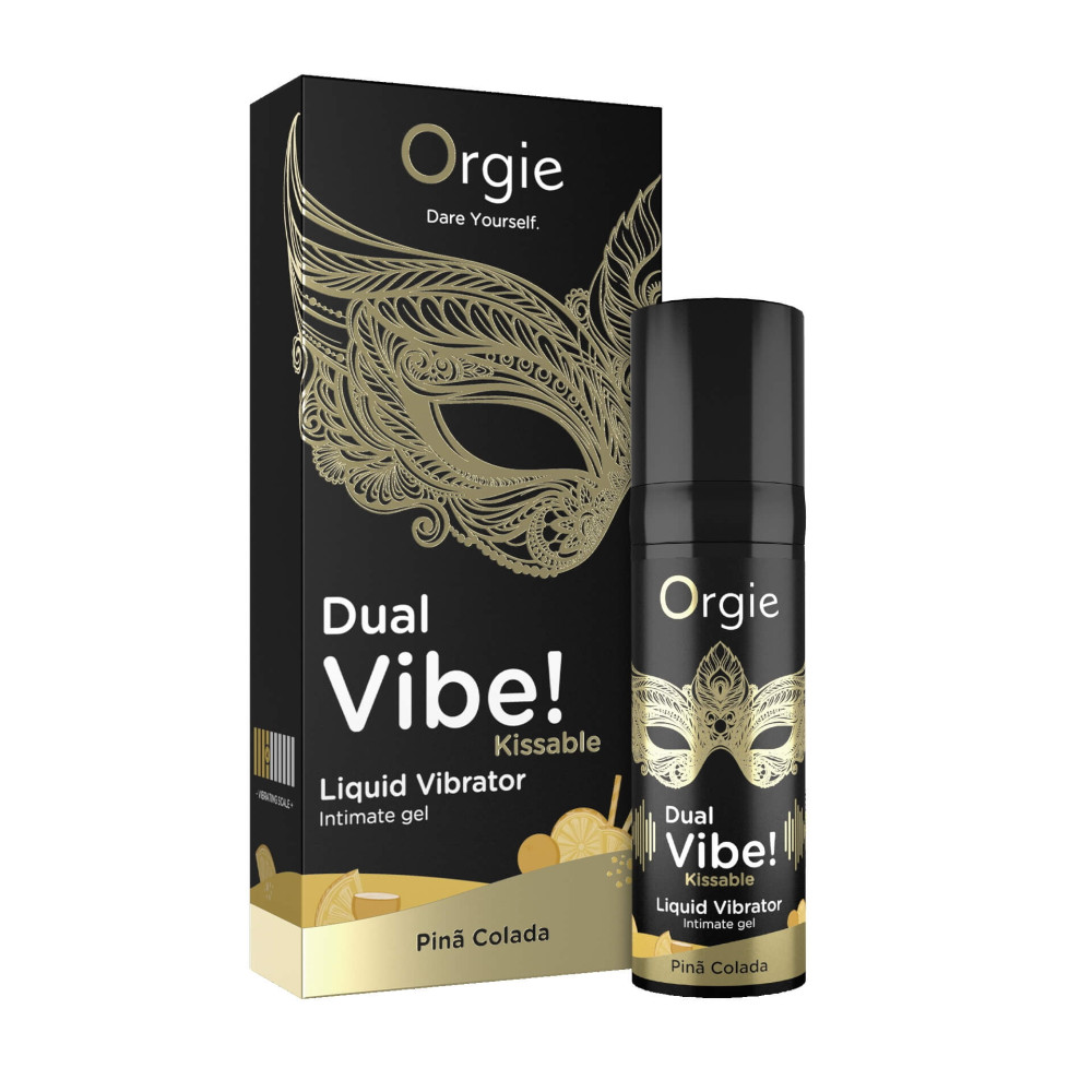 Orgy Dual Vibe! - tekući vibrator - Pinã Colada (15 ml)