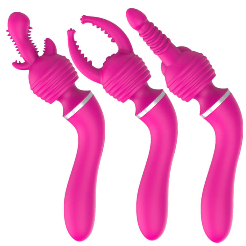 Lonely - 2u1 izmjenjivi masažer za glavu i vibrator G-točke - Slika 2