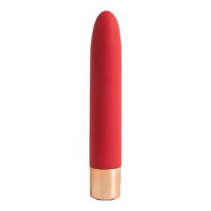 Lonely Charming Vibe Desire - punjivi, vodootporni štapni vibrator (crveni)
