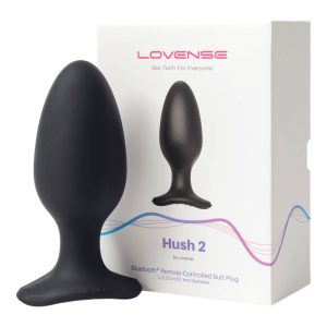LOVENSE Hush 2 L - punjivi mali analni vibrator (57 mm)