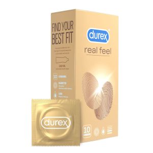 Durex Real Feel - kondomi bez lateksa (10 kom)