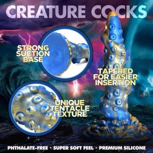 Creature Cocks Kraken - spiralni Dildo za ruke hobotnice - 21 cm