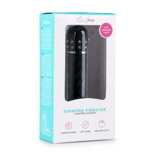 Easytoys Diamond Twirled - vibrator sa upletenom šipkom