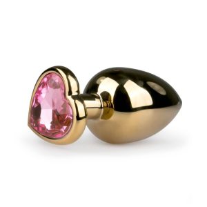 Easytoys Metal No.8 - analni Dildo sa srcem (3,5 cm)