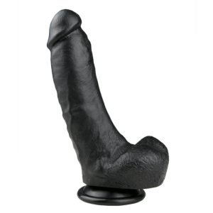 Easytoys - Dildo za testise (20cm) - crni