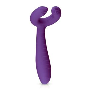 Easytoys Couple - punjivi, vodootporni vibrator za par ljubičasti