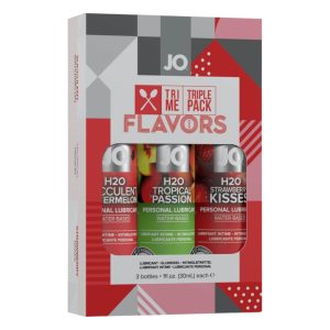 JO System Flavors - lubrikant s okusom (3 kom)