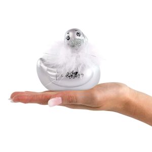 My Duckie Paris 2.0 - vodootporni vibrator za klitoris razigrane patke srebrna