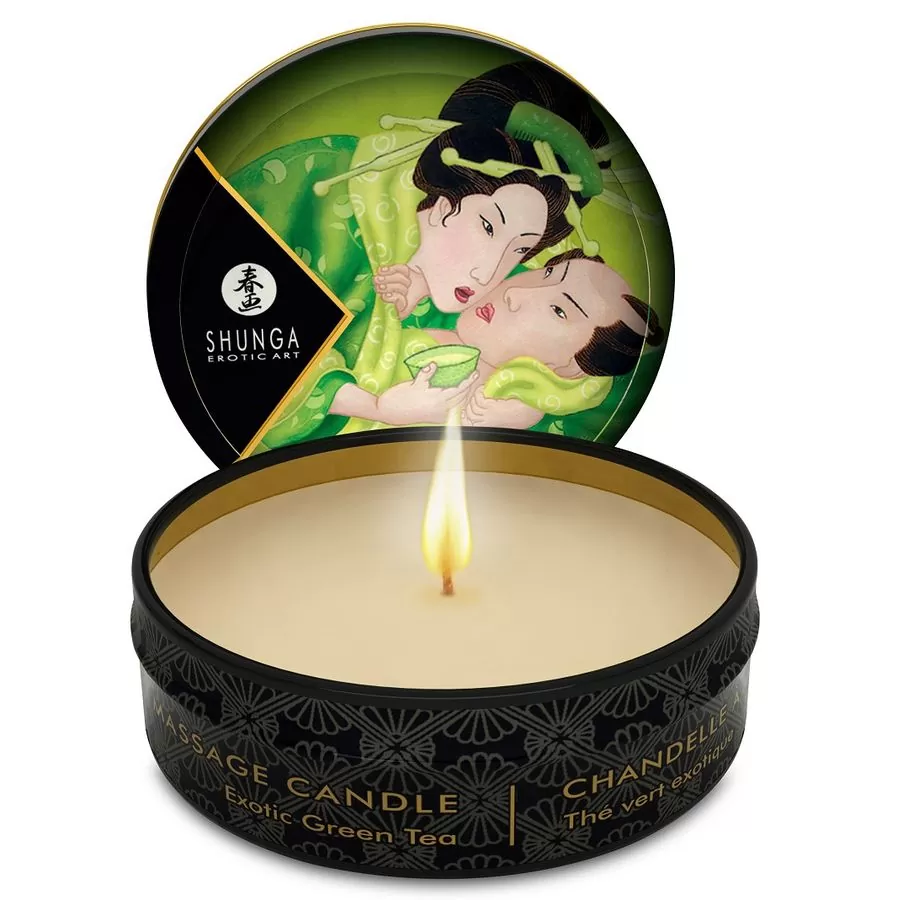 Masažna svijeća Zeleni čaj – Shunga 30ml