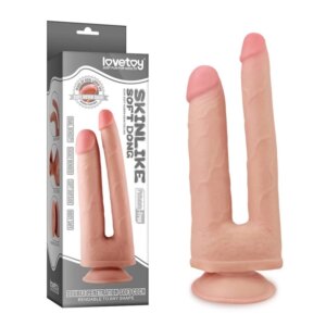 Dildo dupla penetracija – Skinlike Soft Dong