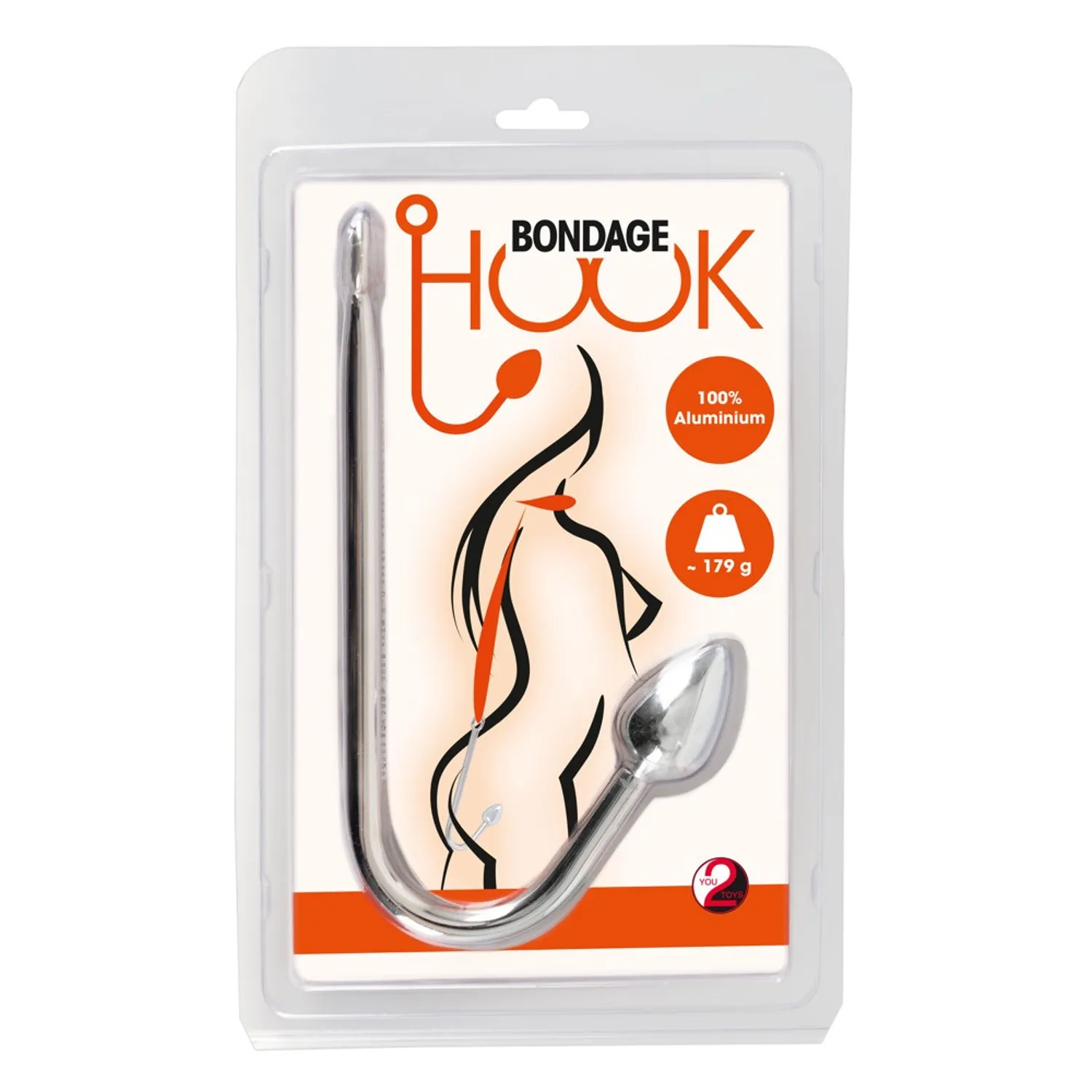 You2Toys - Bondage Hook - aluminijska analna kuka (179g)