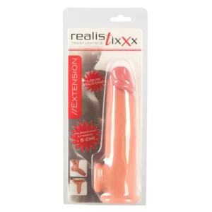 Realistixxx - omotač penisa s produžetkom prstena testisa - 19 cm