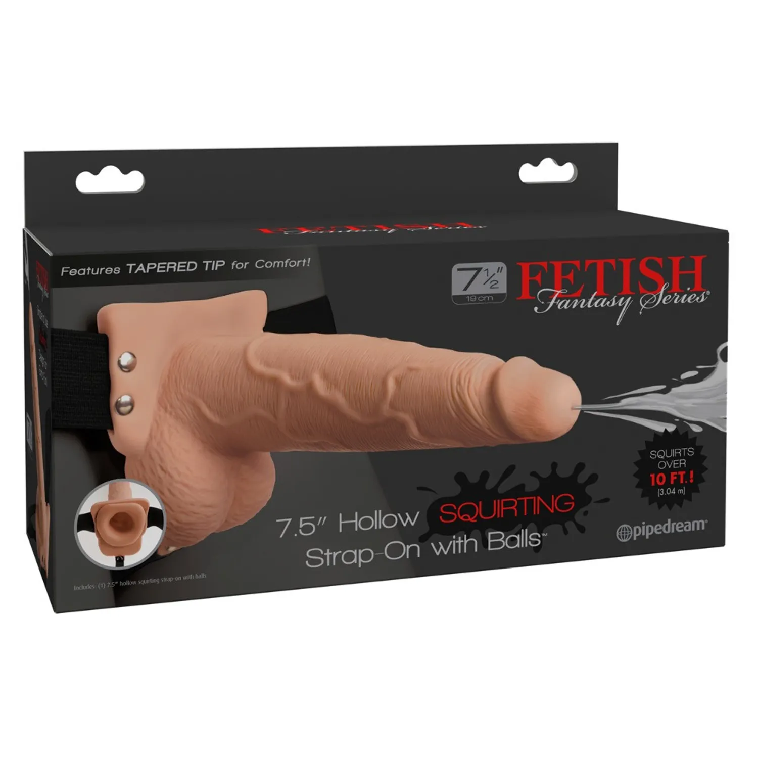 Fetiš strap-on 7.5 - strap-on, šupalj, špricajući Dildo