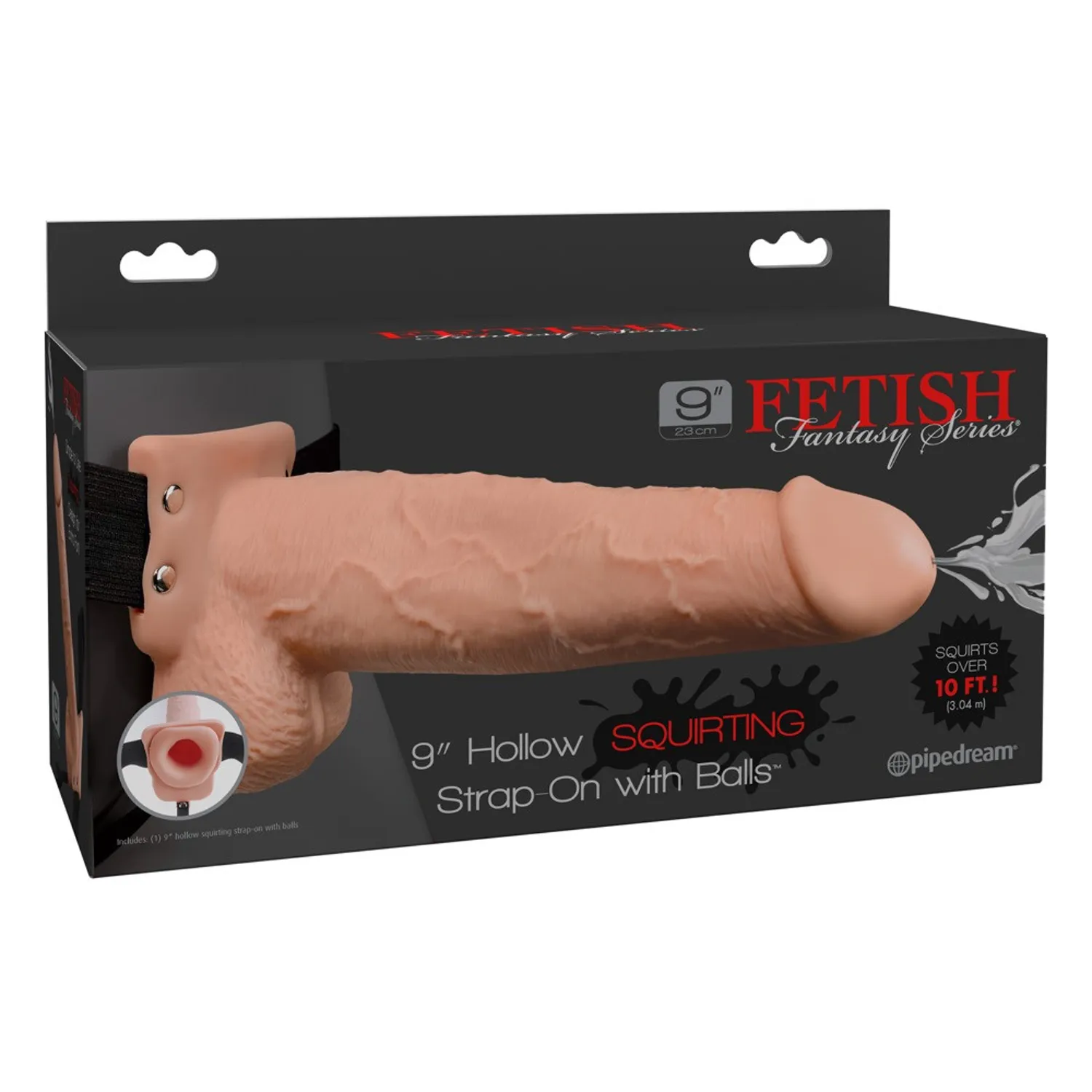 Fetiš strap-on 9 - strap-on, šupalj, špricajući Dildo