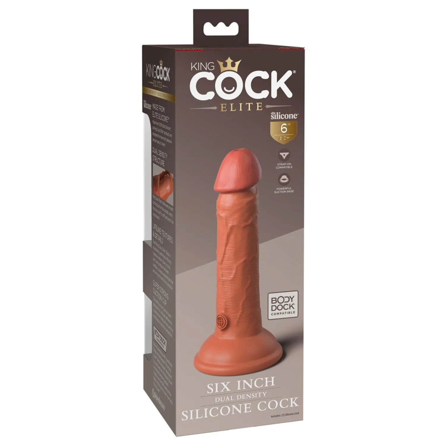 King Cock Elite 6 - realistični Dildo (15 cm) - Slika 2