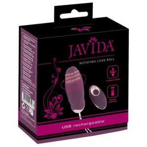 Javida - na baterije, radio-kontrolirano, rotirajuće biserno vibro jaje