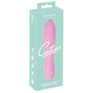 Cuties Mini 3 - punjivi, vodootporni, rebrasti vibrator