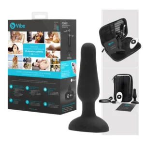 b-Vibe Novice - analni vibrator za početnike crni