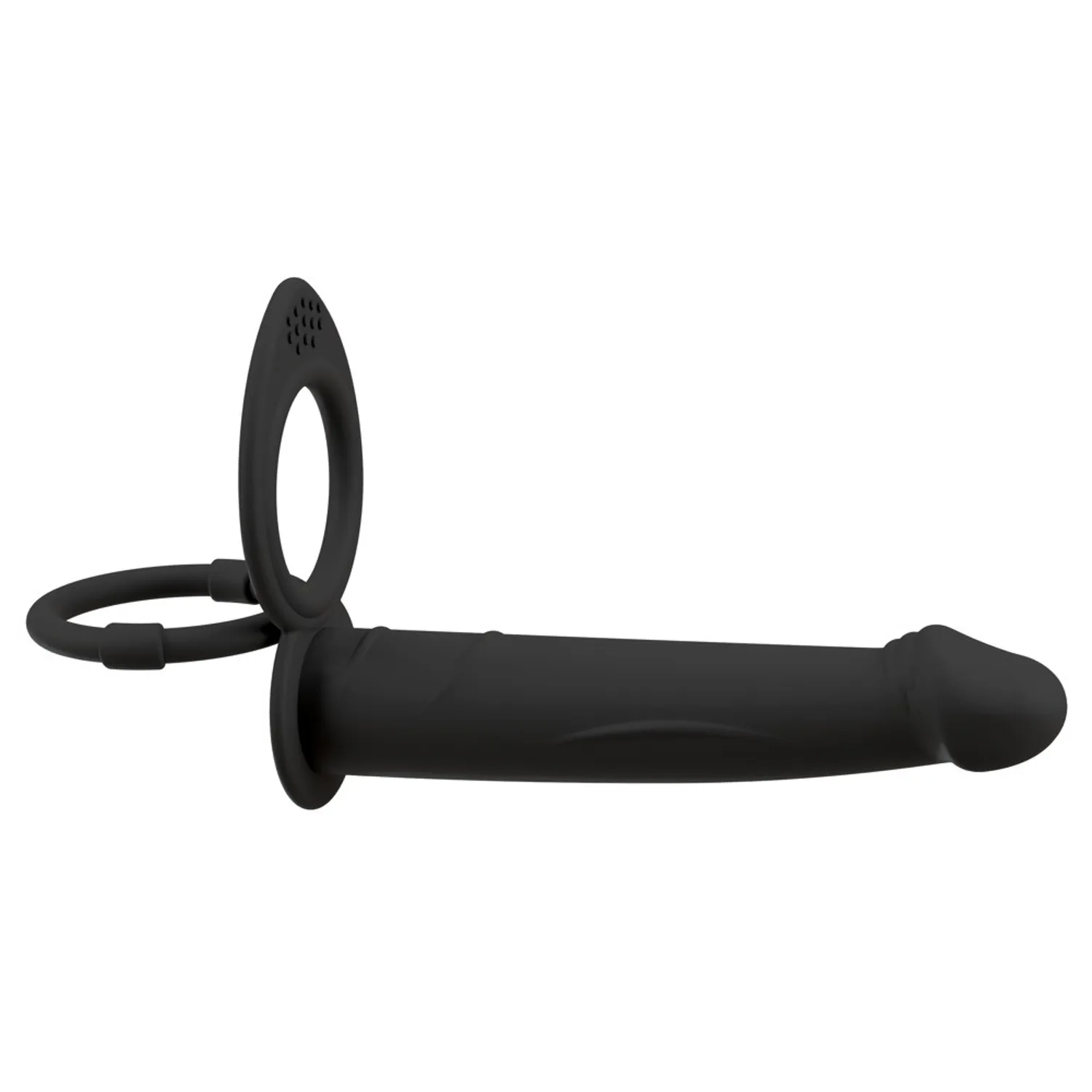 Black Velvets Double F - analni vibrator na kopču